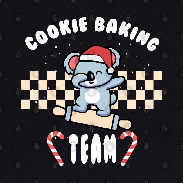 Cookie Baking Crew Koala Christmas Cookie Baking Team by Daytone